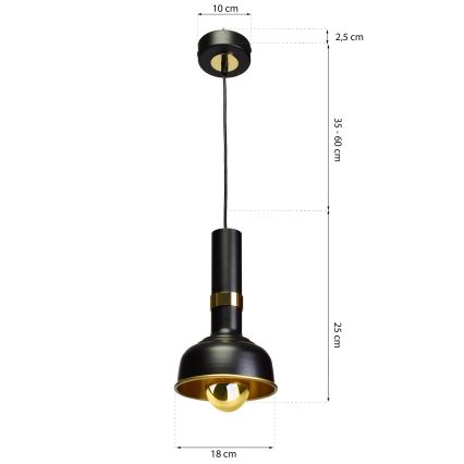 Lestenec na vrvici MARGO 1xLED/5,5W/230V