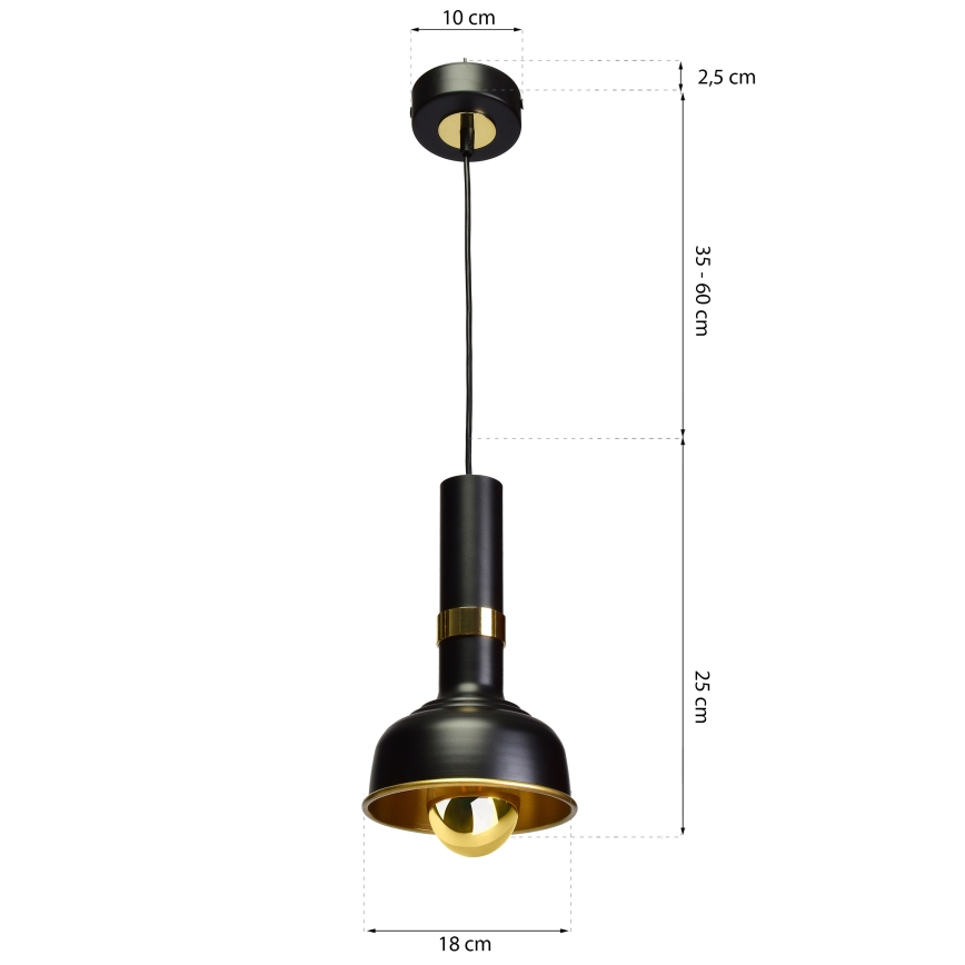 Lestenec na vrvici MARGO 1xLED/5,5W/230V