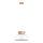 Lestenec na vrvici MARION 1xE27/15W/230V pr. 29,5 cm bela