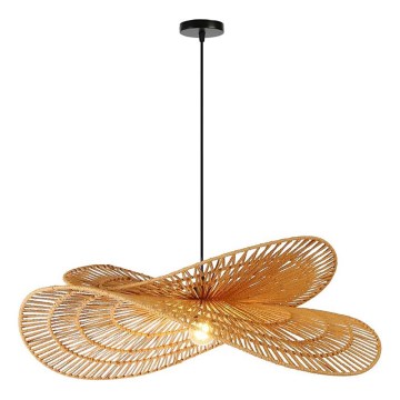Lestenec na vrvici MARIPOSA 1xE27/40W/230V pr. 80 cm juta
