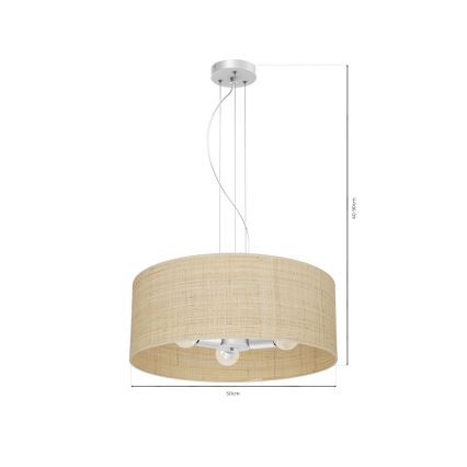 Lestenec na vrvici MARSHALL 3xE27/60W/230V