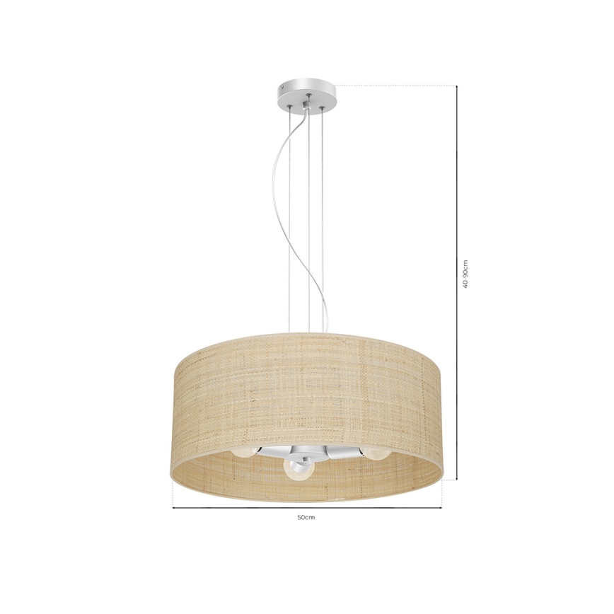 Lestenec na vrvici MARSHALL 3xE27/60W/230V