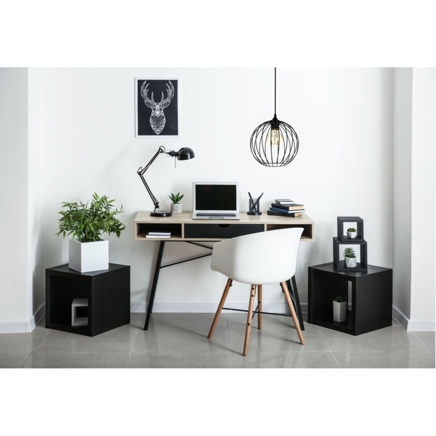 Lestenec na vrvici MATT 1xE27/60W/230V