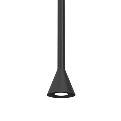 Lestenec na vrvici MAZZO 1xGU10/8W/230V črna