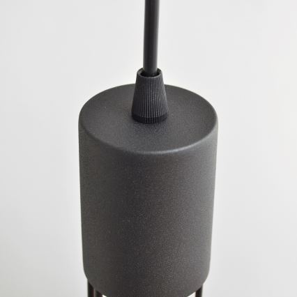 Lestenec na vrvici MELODY 2xE27/15W/230V črna