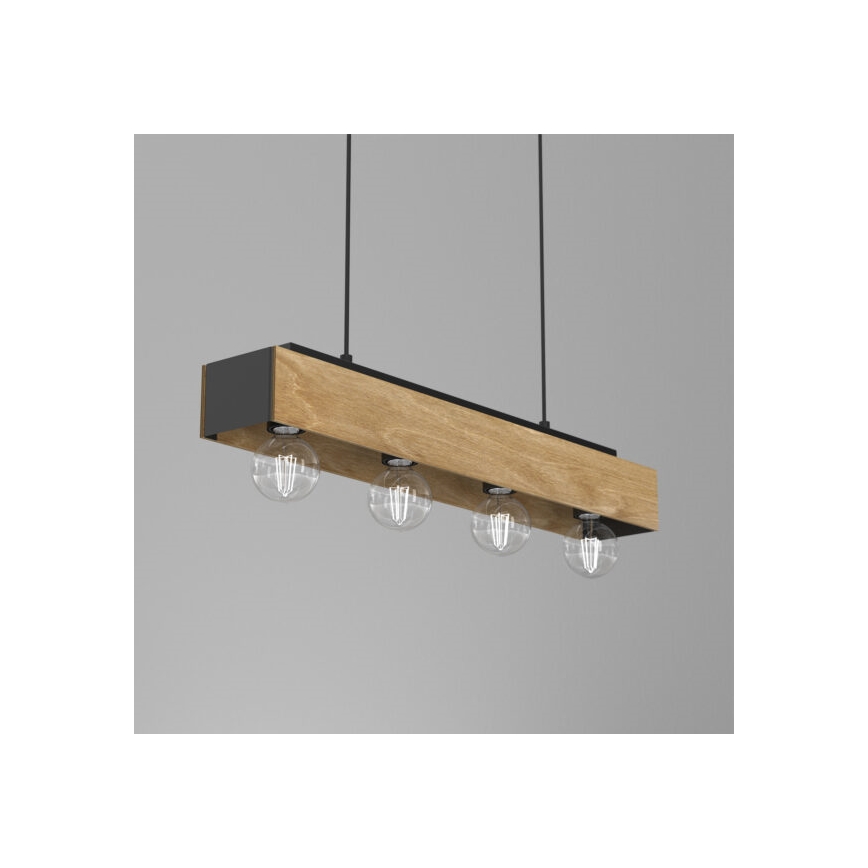 Lestenec na vrvici MILUZA 4xE27/15W/230V