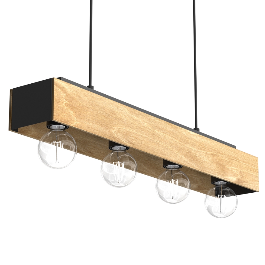 Lestenec na vrvici MILUZA 4xE27/15W/230V