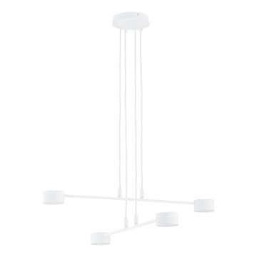 Lestenec na vrvici MODUS 4xGX53/10W/230V bela