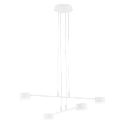 Lestenec na vrvici MODUS 4xGX53/10W/230V bela
