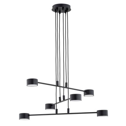 Lestenec na vrvici MODUS 6xGX53/10W/230V črna