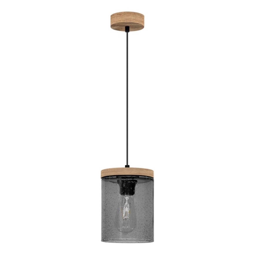Lestenec na vrvici MONSUN 1xE27/60W/230V bor