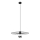 Lestenec na vrvici MONTANA 1xE27/15W/230V pr. 45 cm črna