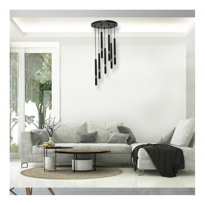 Lestenec na vrvici MONZA 7xG9/7W/230V