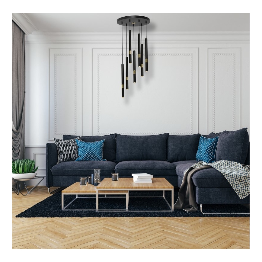 Lestenec na vrvici MONZA 7xG9/7W/230V