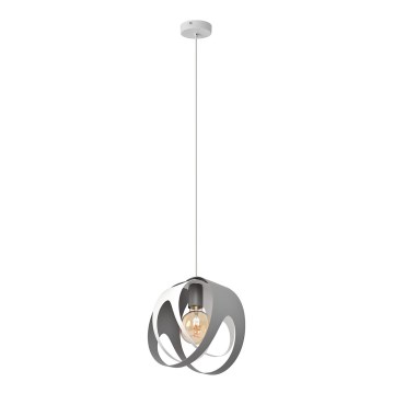 Lestenec na vrvici MOONLIGHT 1xE27/15W/230V sivo