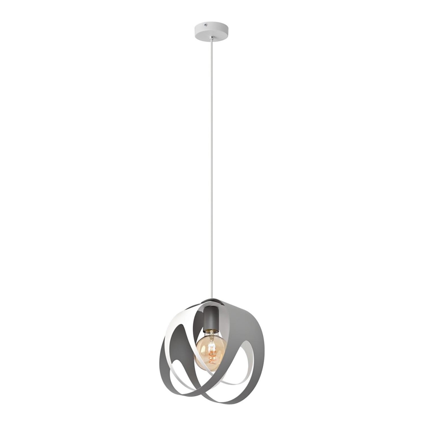 Lestenec na vrvici MOONLIGHT 1xE27/15W/230V sivo