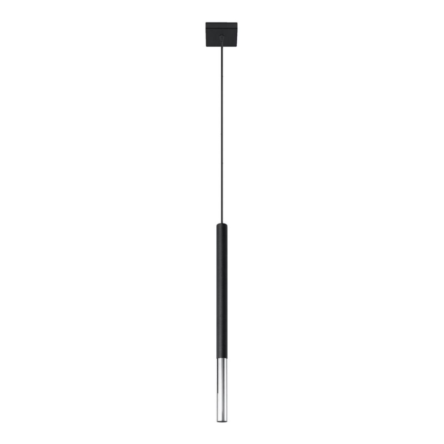 Lestenec na vrvici MOSAIC 1xG9/12W/230V črna/sijajni krom