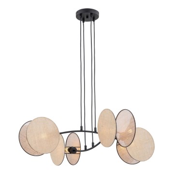Lestenec na vrvici MOTIF 4xE14/10W/230V bež