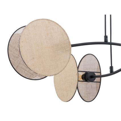 Lestenec na vrvici MOTIF 4xE14/10W/230V bež