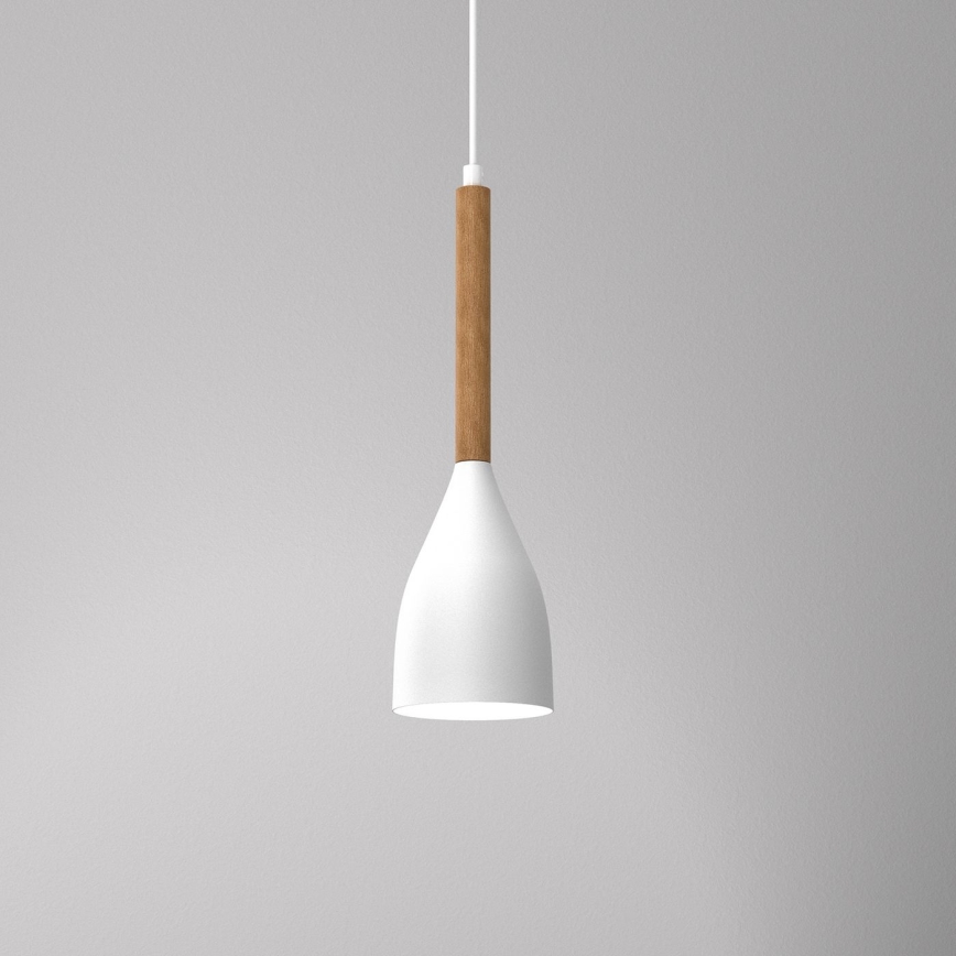 Lestenec na vrvici MUZA NEW 1xE27/60W/230V bel