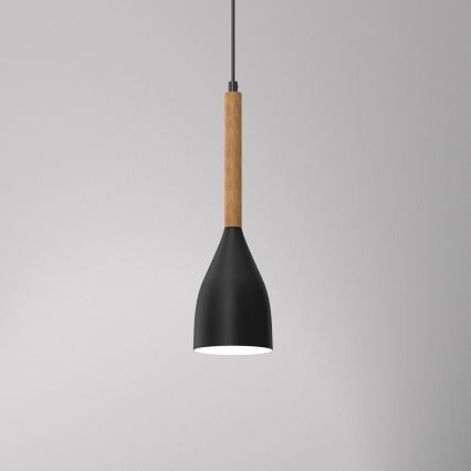 Lestenec na vrvici MUZA NEW 1xE27/60W/230V črn