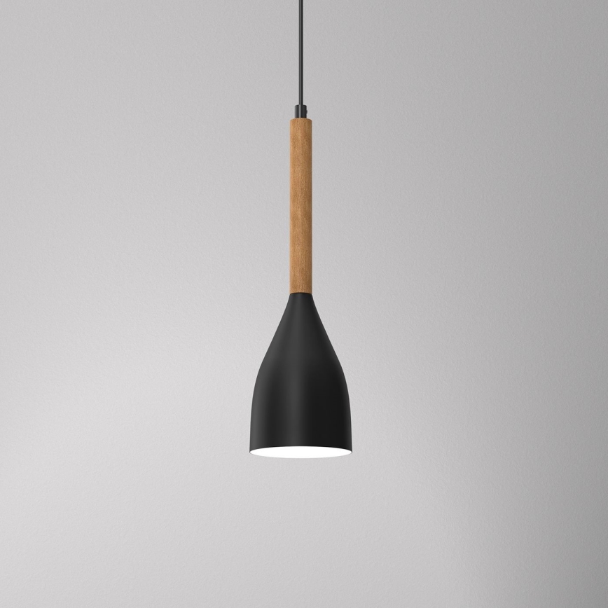Lestenec na vrvici MUZA NEW 1xE27/60W/230V črn