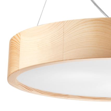 Lestenec na vrvici NATURAL 3xE27/60W/230V ø 47 cm bor