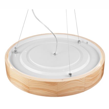 Lestenec na vrvici NATURAL 3xE27/60W/230V ø 47 cm bor