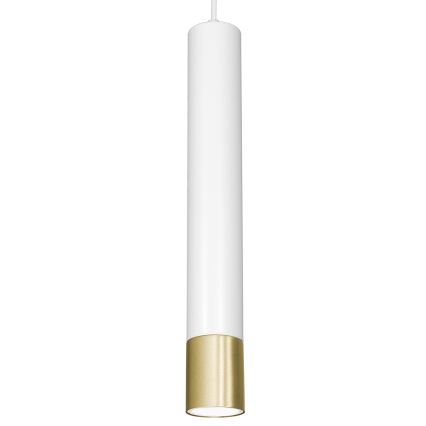 Lestenec na vrvici NEST 3xGU10/8W/230V belo/zlat