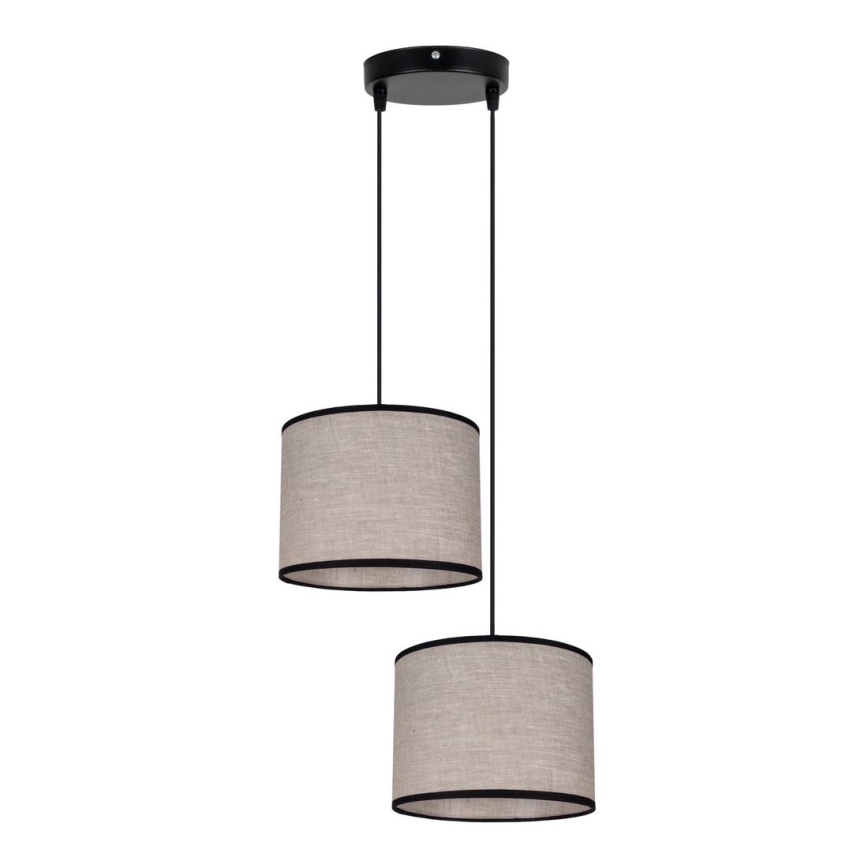 Lestenec na vrvici NEXO 2xE27/60W/230V pr. 22 cm