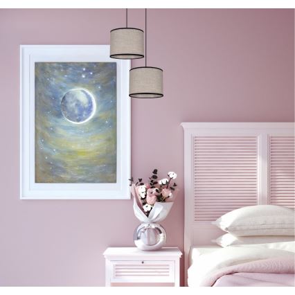 Lestenec na vrvici NEXO 2xE27/60W/230V pr. 22 cm