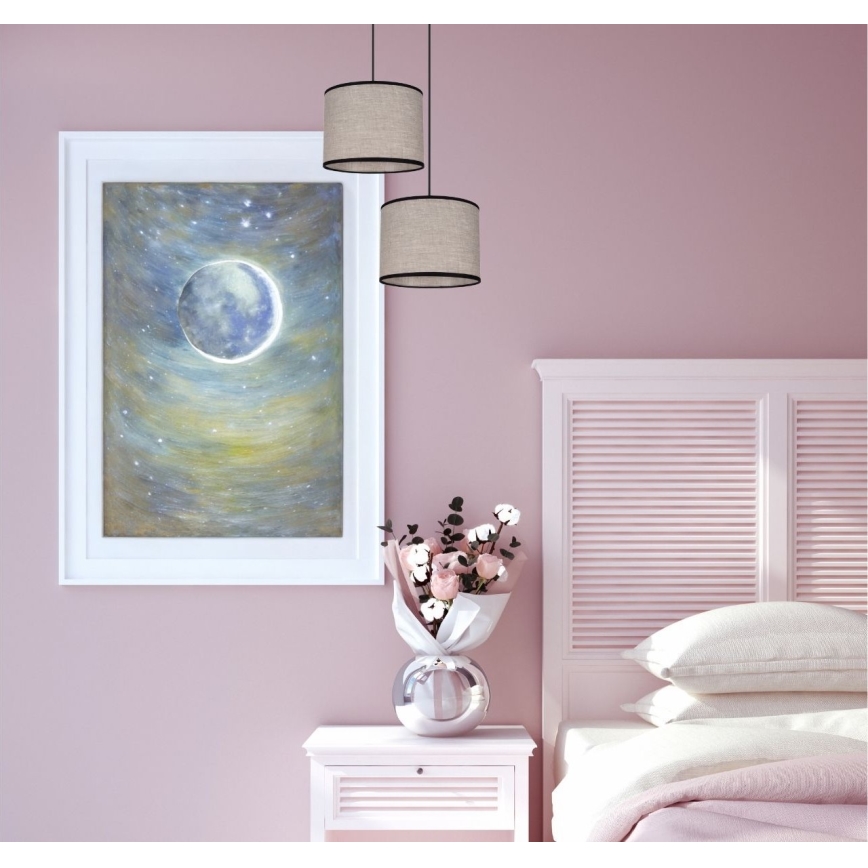 Lestenec na vrvici NEXO 2xE27/60W/230V pr. 22 cm