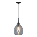 Lestenec na vrvici NEXT 1xE27/40W/230V dimno črna
