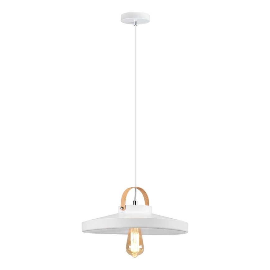 Lestenec na vrvici NEXT 1xE27/60W/230V bela