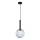 Lestenec na vrvici NIKO 1xG9/9W/230V pr. 20 cm črna