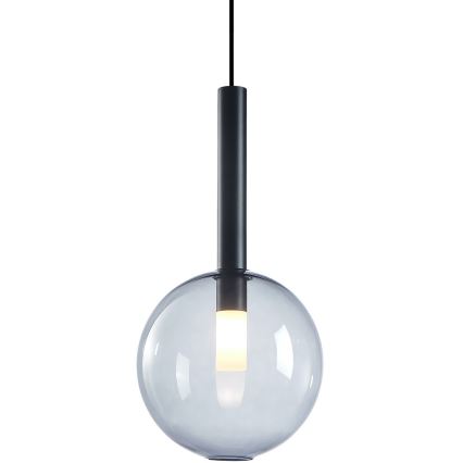 Lestenec na vrvici NIKO 1xG9/9W/230V pr. 20 cm črna