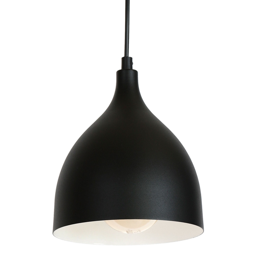 Lestenec na vrvici NOAK 1xE27/15W/230V črna