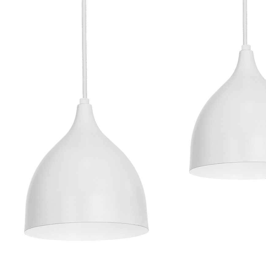Lestenec na vrvici NOAK 4xE27/15W/230V siva