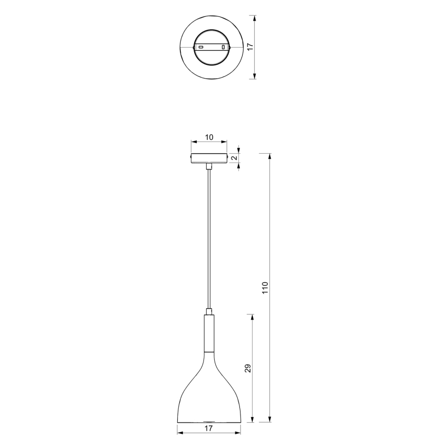 Lestenec na vrvici NOAK WOOD 1xE27/15W/230V bela/bukev