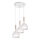 Lestenec na vrvici NOAK WOOD 3xE27/15W/230V bela/bukev
