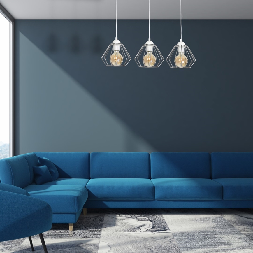 Lestenec na vrvici NORMAN 3xE27/60W/230V
