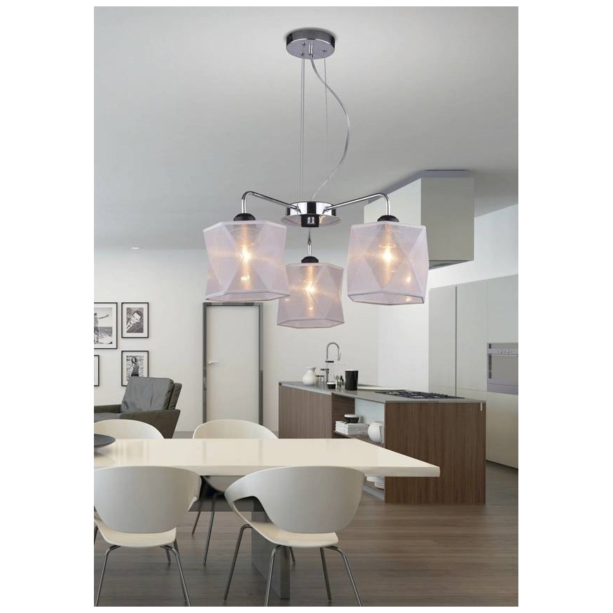 Lestenec na vrvici NOSJA 3xE27/40W/230V