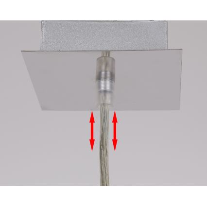 Lestenec na vrvici ODEN 1xG9/40W/230V pr. 12 cm