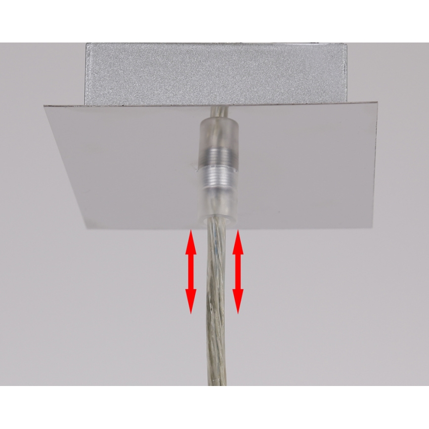 Lestenec na vrvici ODEN 1xG9/40W/230V pr. 12 cm