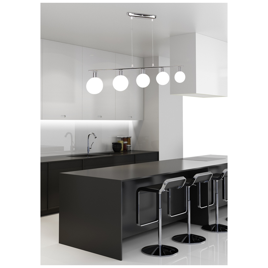 Lestenec na vrvici ODEN 5xG9/40W/230V