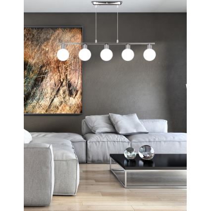 Lestenec na vrvici ODEN 5xG9/40W/230V