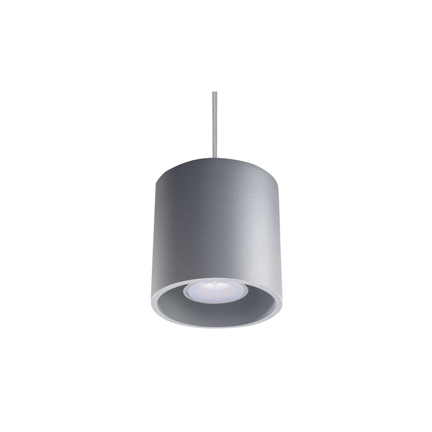 Lestenec na vrvici ORBIS 1 1xGU10/40W/230V siv