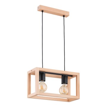 Lestenec na vrvici PAKO 2xE27/15W/230V bež