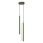 Lestenec na vrvici PASTELO 2xG9/8W/230V zelena