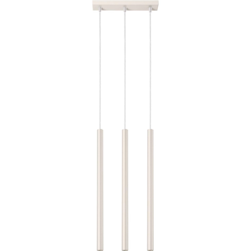 Lestenec na vrvici PASTELO 3xG9/8W/230V krem barva